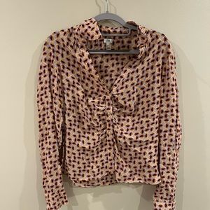 Geo print river island top